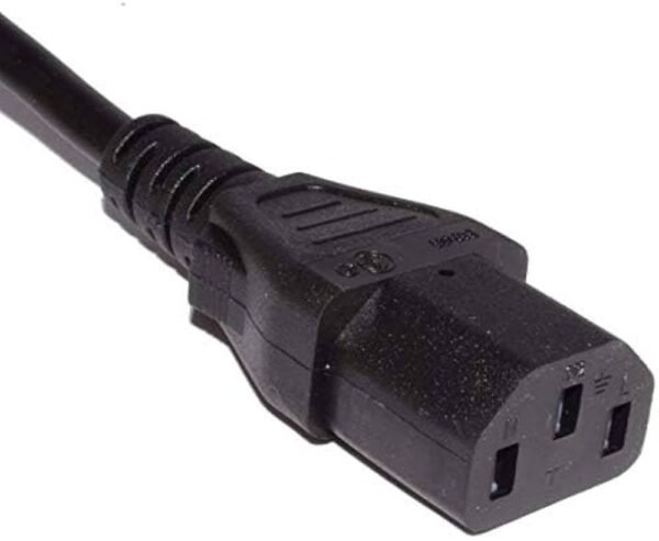 Accessories 3 Pin Power Cable Cord for Desktops CPU,Monitors,Printers