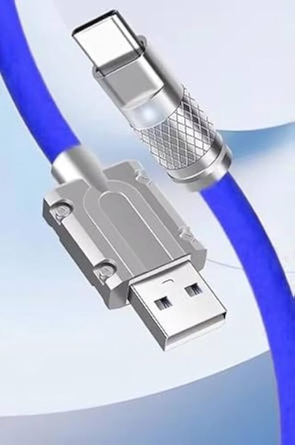 Ultra Fast Charging Zinc Alloy 3-in-1 Data Cable For Mobile Phone Fast Charging Universal Charging Cable