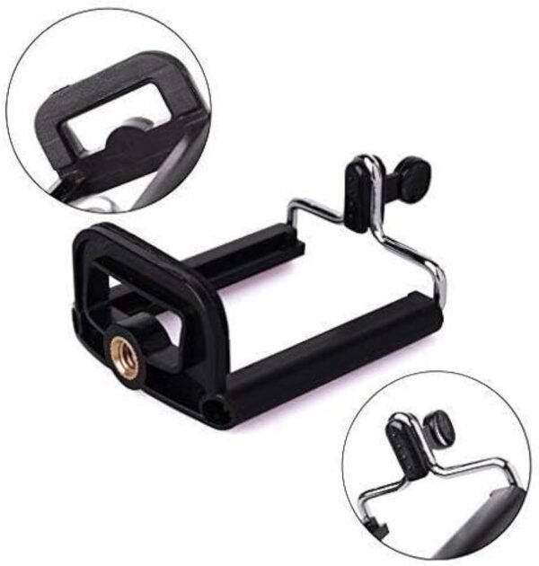 Tripod Mount Holder, Adjustable Grip, Secure Fit