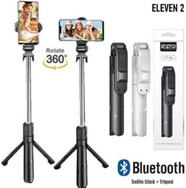 Generic 3-in-1 Bluetooth Selfie Stick for Mobile Phone with Wireless Remote