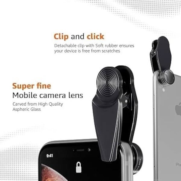 3 in 1 Mobile Camera Lens Kit - Super Wide Angle