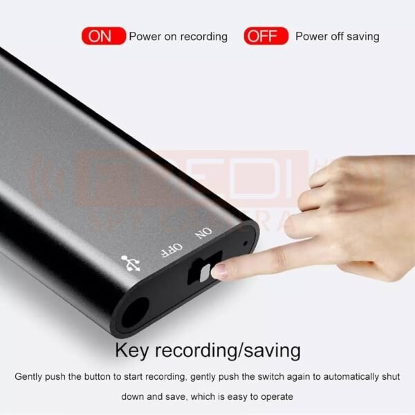 PLUS 8GB Hidden Micro Digital Voice Audio Recorder Device