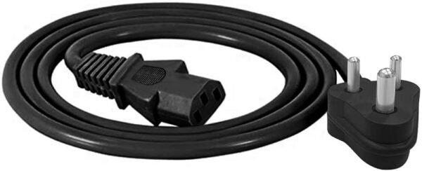 Accessories 3 Pin Power Cable Cord for Desktops CPU,Monitors,Printers