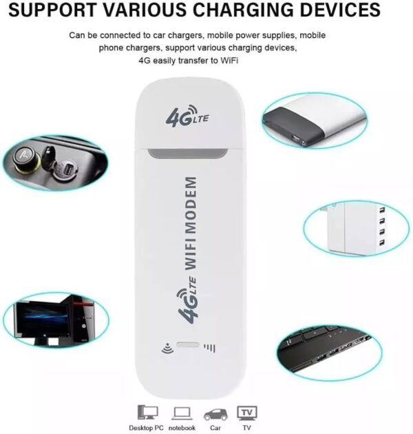 High Speed Portable 4G Wireless Modem- 150 Mbps 4G WiFi Dongle