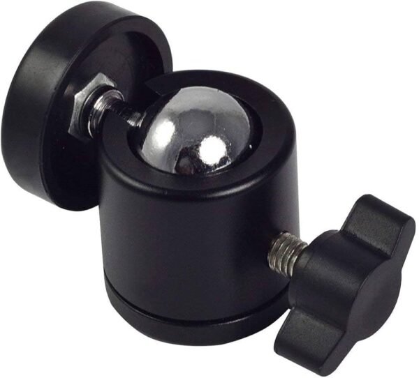 Swivel Mini Ball Head 1-4_ Screw 360 Degree Aluminum Alloy Body Rotating Swivel Mini Tripod Ball Head