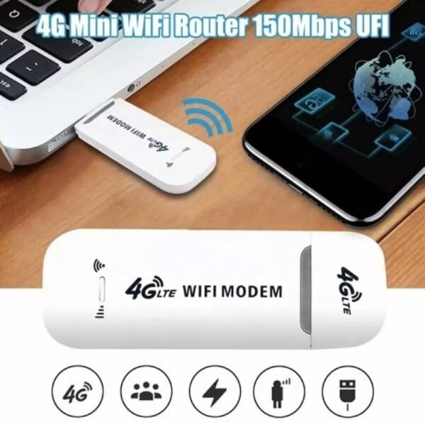 High Speed Portable 4G Wireless Modem- 150 Mbps 4G WiFi Dongle