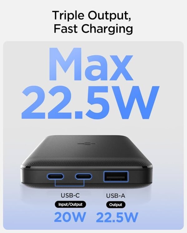 10000mAh Power Bank _ PD 3.0 Fast Carging _ 22.5W Max Output