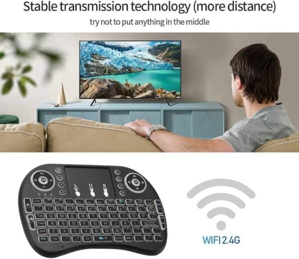 Mini 2.4Ghz Wireless Touchpad Keyboard with 360 Degree Flip