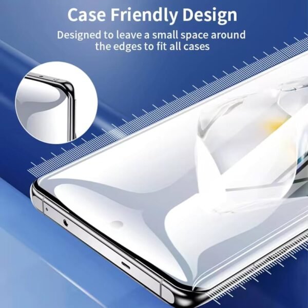 Premium UV Tempered Glass Screen Protector Compatible For Samsung S22 Ultra 5G Edge To Edge