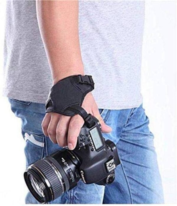 Leather Soft Camera Hand Grip-Wrist Strap for Canon Nikon Sony