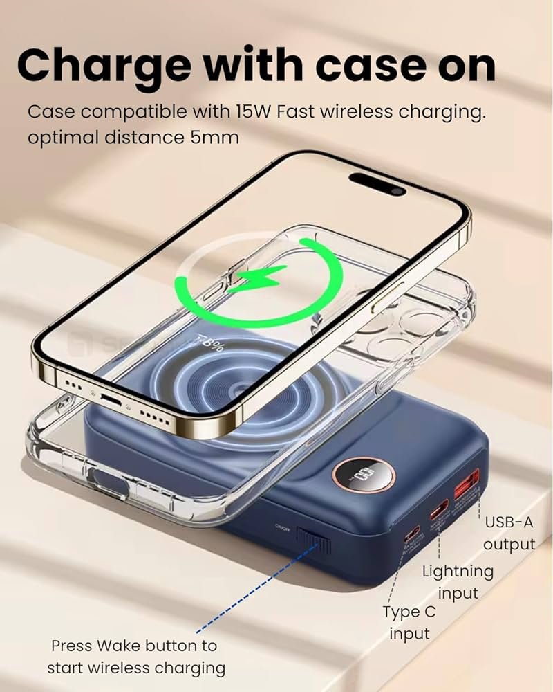 Magnetic Wireless Power Bank 20000mAh