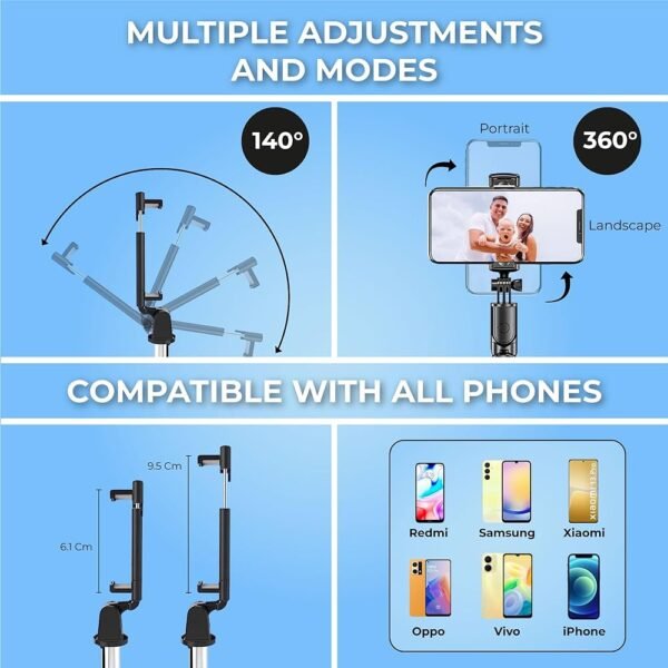 Selfie Stick with Tripod Stand