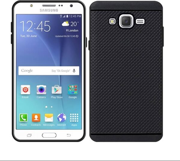 Exclusive Dotted Matte Finish Soft Back Case Cover for Samsung Galaxy J7 Nxt SM-J701