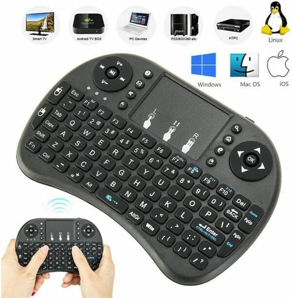 Mini 2.4Ghz Wireless Touchpad Keyboard with 360 Degree Flip