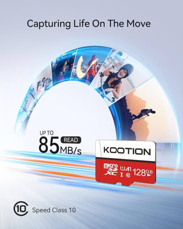 KOOTION 1 Pack 128GB Micro SD Card