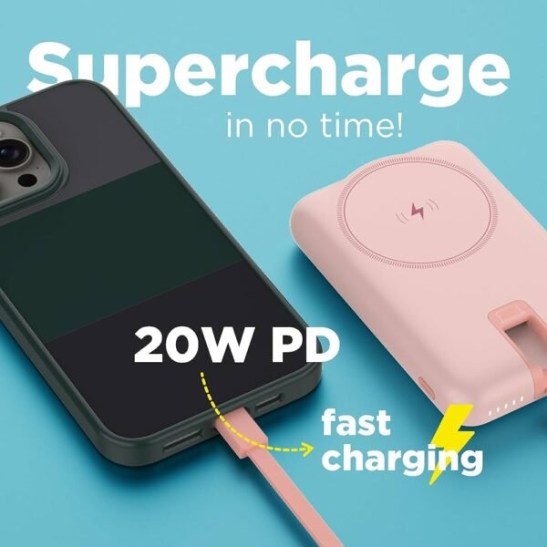 10000mAh Powerbank with Built-in PD20W Type-C