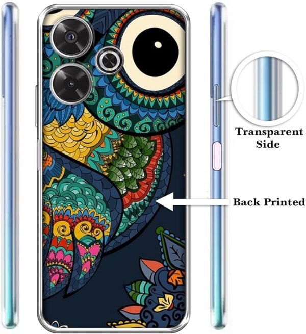 Printed Silicon Soft TPU Back Case Cover for Mi Redmi 13 5G