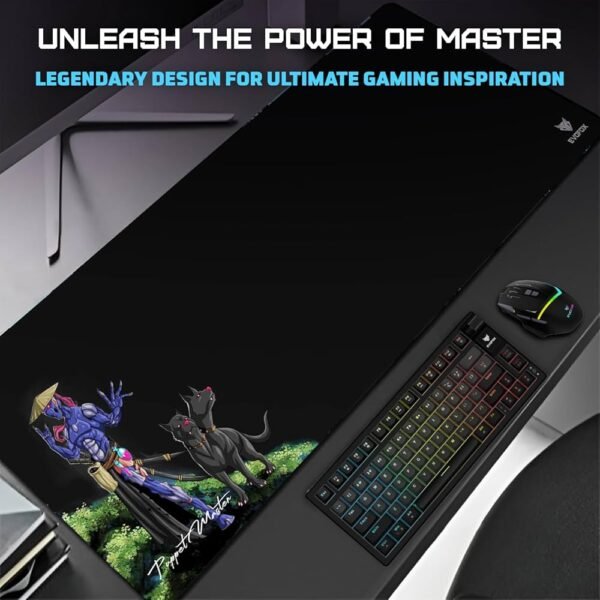 Puppet Master Extended X85 Mouse Pad-Deskpad with Micro-Textured Speed Surface