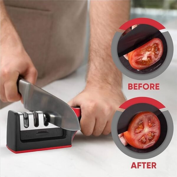 Kitchen Knife Sharpener 3 Stage Kitchen Sharpener for Premium Knives Knife Sharpening