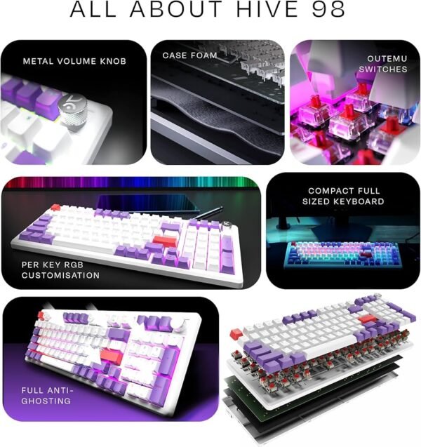 Wired Full Size RGB Backlight Gaming Mechanical Keyboard