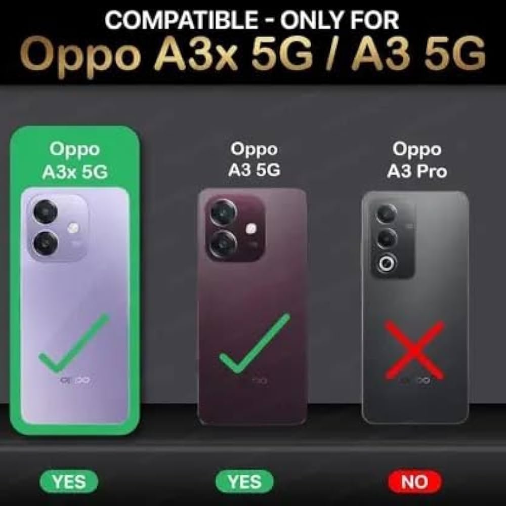 Glitter Geometric Case for Oppo A3 / A3x 5G – Purple