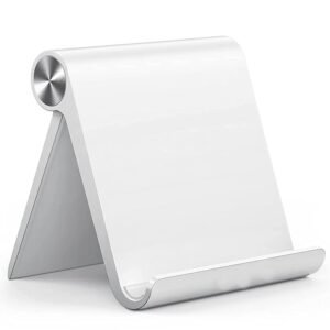 Multi-Angle Tablet & Mobile Stand Holder – White