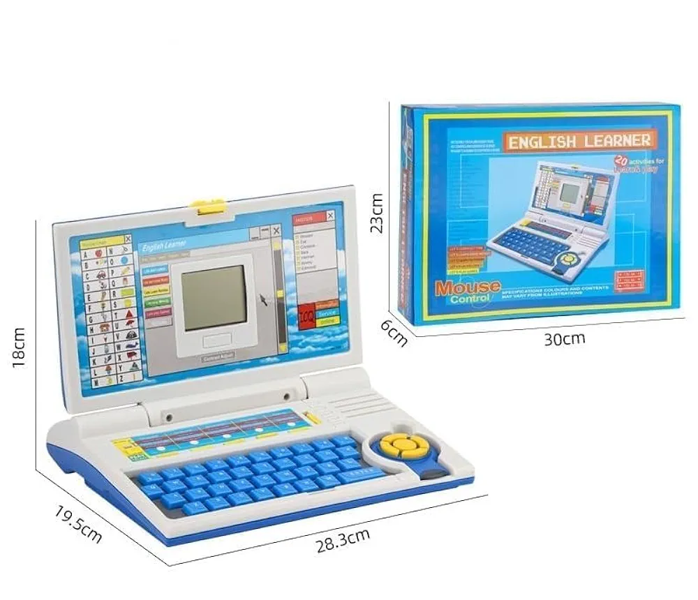 Educational Laptop Computer Toy for Kids – Blue