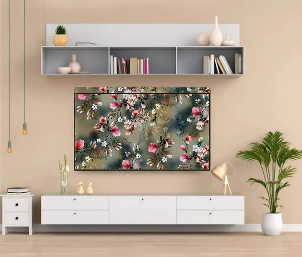 Green 32 Inch LED TV Cover – Waterproof & Dustproof PVC Protector with Zipper