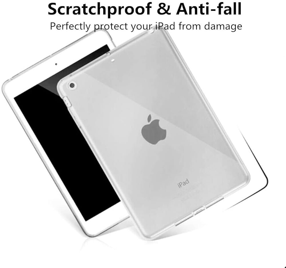 Silicone Soft TPU Back Cover Case for iPad 9.7 Inch (2017) – Pink