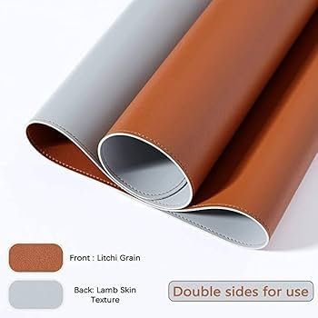 Vegan Leather Desk Mat, Mouse Pad Large