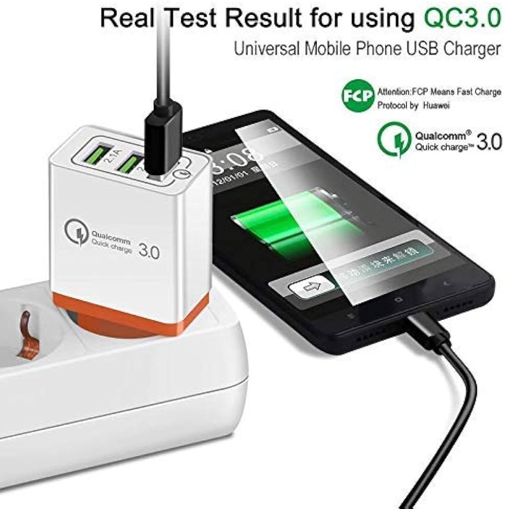 Amp Universal Adapter Worldwide Travel Adapter with Built in Triple USB Charger