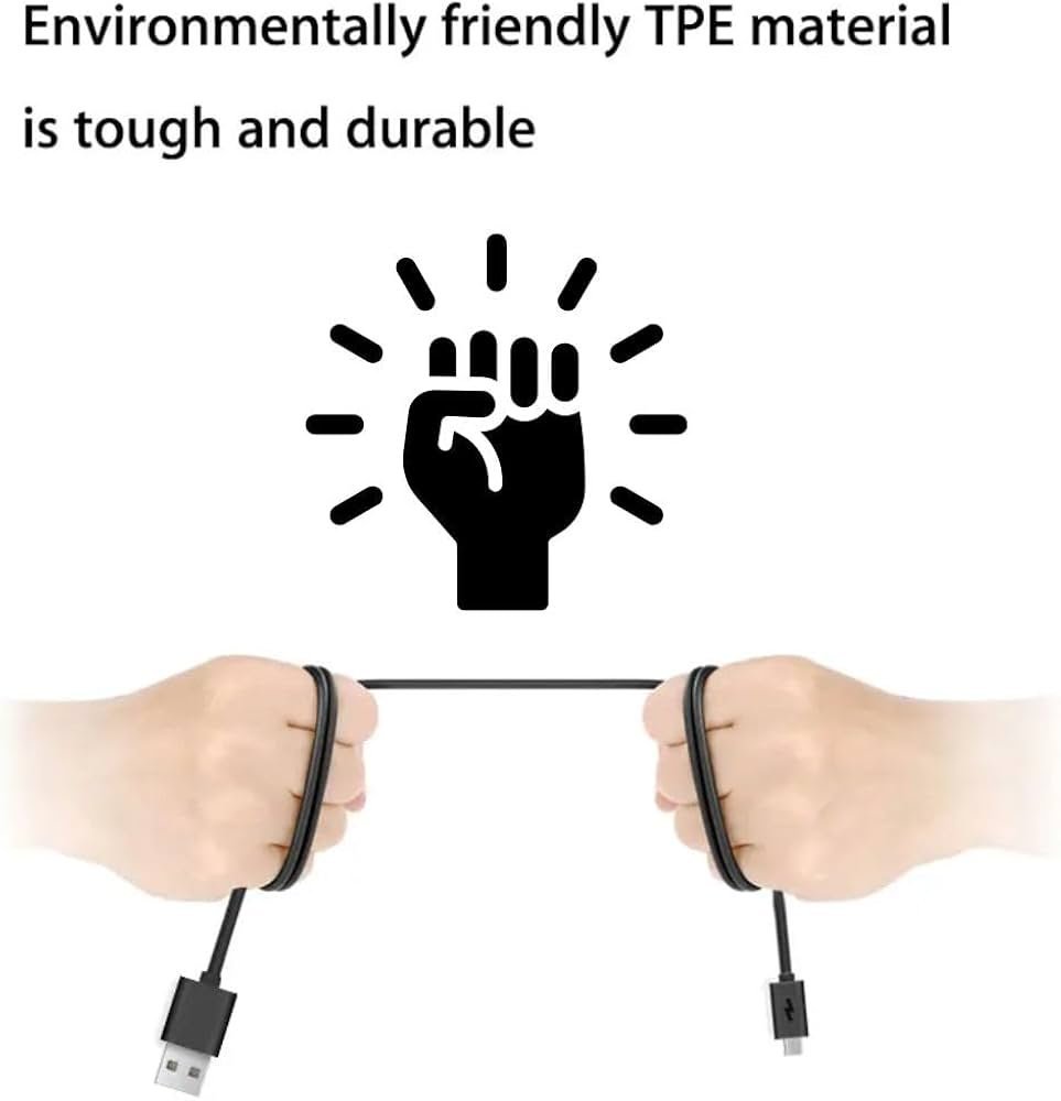 USB to Type C Cable Fast Charger Cable & Data Transfer 1M Length compatible with Type C Smartphones,Tablet, Apple iPhone 16-15, iPad