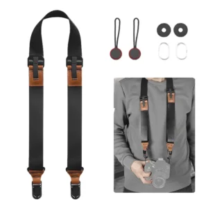 Camera Strap for Mirrorless & DSLR Cameras – Comfortable & Adjustable Neck & Shoulder Sling Strap with Quick Release – Fashion Nylon Webbing Design