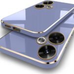 Luxurious Golden-Plated Back Cover Case for Mi Redmi 13 5G - Poco M6 Plus 5G