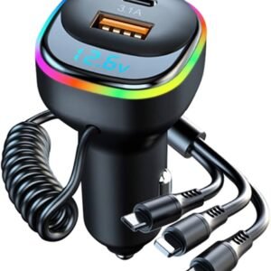 Car Charger Fast Charging with PD Port (Max 65W)
