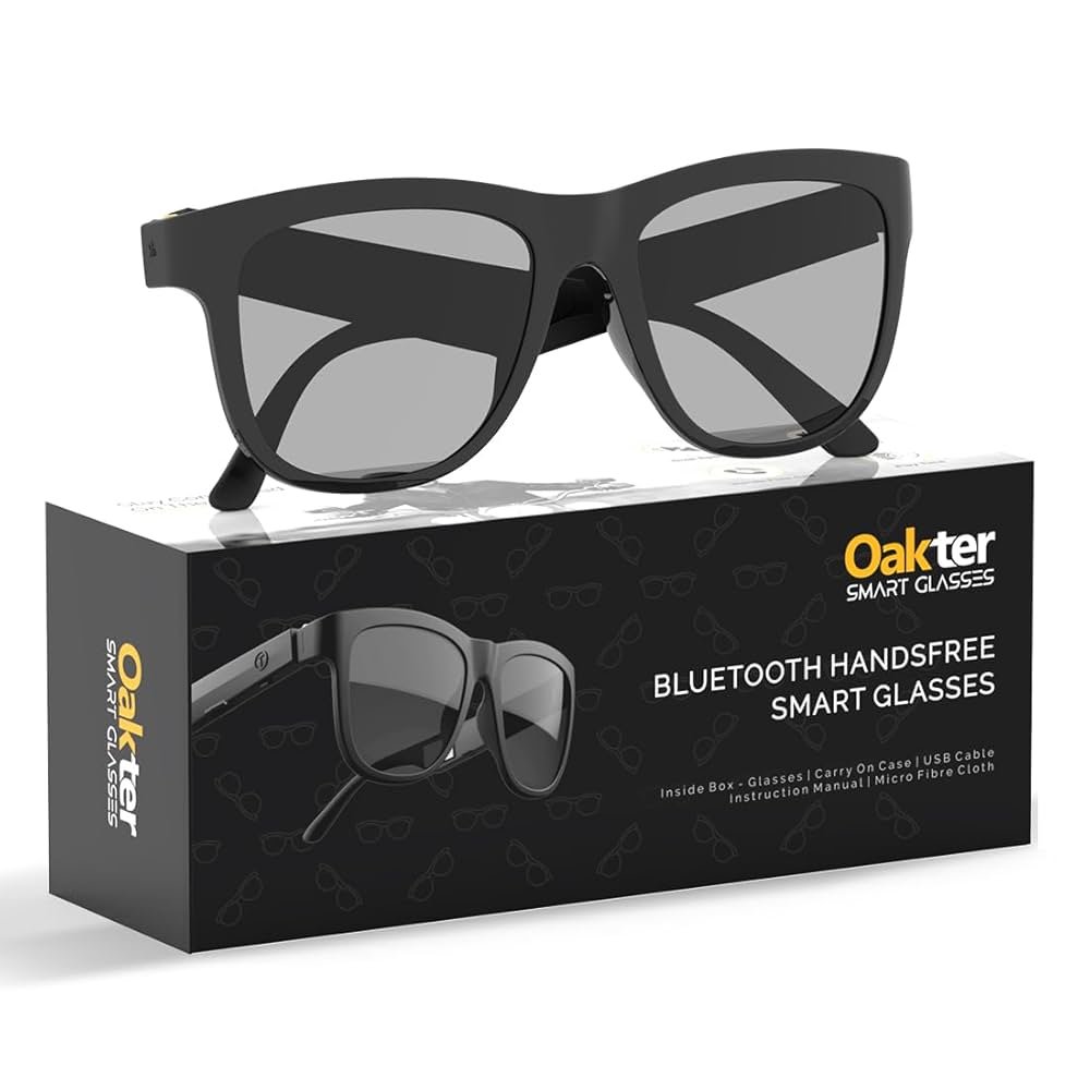 Smart Glasses with Wireless Bluetooth and Hands-Free Voice Control