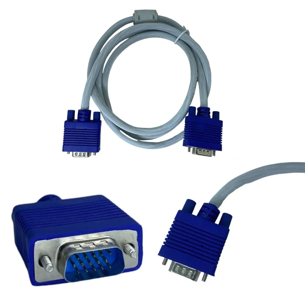 VGA Cable Cat 5e | Noiseless Signal Transmission | Superior Connectivity | Compatible with Laptop, Monitor, Projector, TV & Video Card