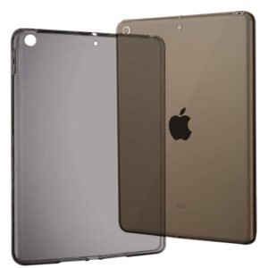 Silicone Soft TPU Back Cover Case for iPad 9.7 Inch (2017) – Crystal Black