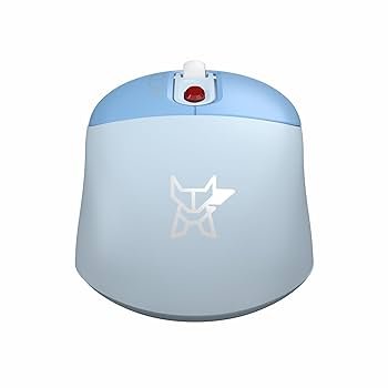 Wireless Optical Mouse, 2400 DPI, 2.4GHz USB Nano Receiver, High-Precision Tracking (Whispy Blue)