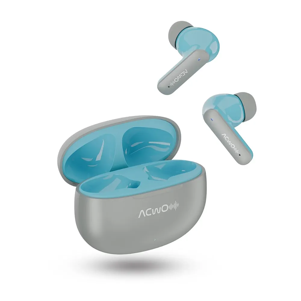 121 Wireless Earbuds Ash Grey | 55Hrs Playtime, Quad Mics with ENC, Gaming Mode, 3 EQ Modes, Supreme Bass, Bluetooth v5.4 In-Ear Earphones