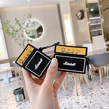 AirPods Pro (2019) Case Cover | Marshl Multi 3D Cartoon Character Silicone Protective Pouch with Keychain | Soft Rubber 360° Protection Case for AirPods Pro Charging Case