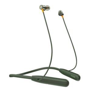 Bluetooth In-Ear Neckband Headphones | 50H Playtime | 3 EQ Modes | ENC for Clear Calling | Low Latency (≤50ms) | 10mm Driver | BT v5.3 | Olive Green-Airwave