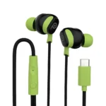 In-Ear Earphone with 12mm Bass Boosted Copper Driver, Type-C Jack & Mic (Black)