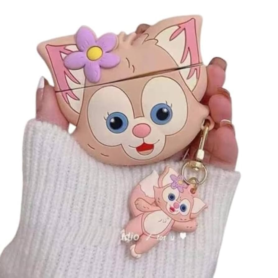 Cute Silicone Case for Apple AirPods 4th Generation (2024) – Full 360° Dustproof & Shockproof Cover (Queen CAT)