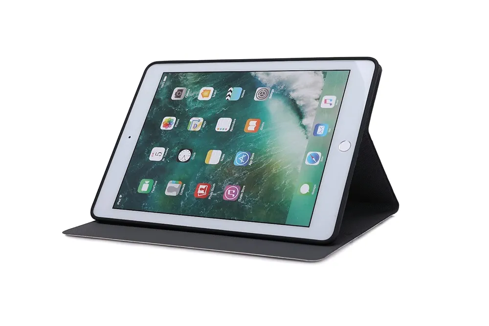 Smart Flip Case Cover for iPad 9.7 Inch (2018/2017, iPad Air 2, iPad Air) – Soft TPU Protective Case