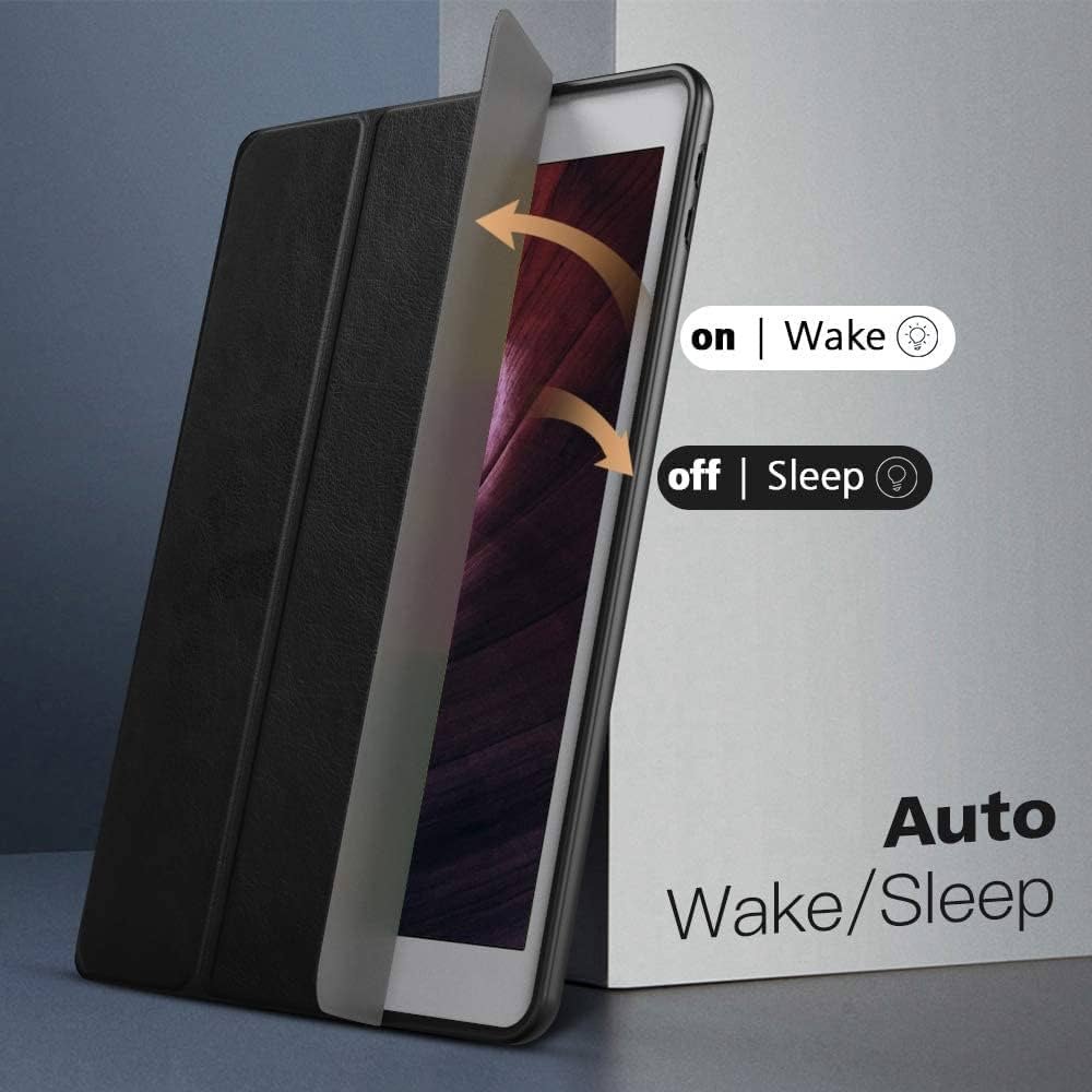 Smart Cover with Transparent Back for iPad 10.2 Inch (2021/2020/2019) – Hearts Design