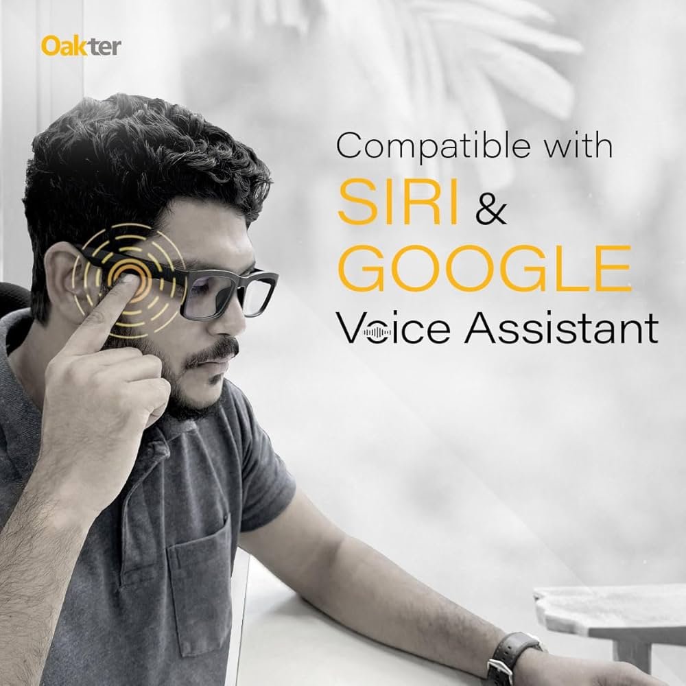 Smart Glasses with Wireless Bluetooth and Hands-Free Voice Control