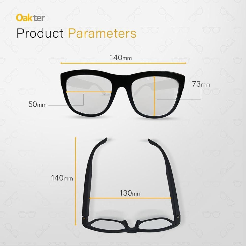 Smart Glasses with Wireless Bluetooth and Hands-Free Voice Control
