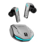 Cyberstud X8 TWS Wireless Earbuds - 56H Playtime, 40ms Ultra Low Latency, ENC Mics, 13mm Neodymium Drivers, XBass Technology, Dual Mode Gaming & Music, Bluetooth 5.3 (Silver)