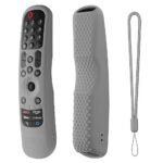 Silicone TV Remote Cover for LG Magic Remote AN-MR21GA/MR22GA/MR23GA – B-Grey